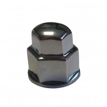 Wielbout kapje, 19 mm, chroom