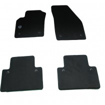 Mattenset, antraciet, met logo, Volvo S40, V50