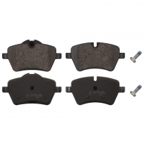 Voorremblokkenset, JCW, Origineel, Mini R50, R52, R53, R55, R56, R57, R58, R59, R60, bj 2001-2016, ond.nr. 34116778320, 34119804735, 34112289146, 34116770251