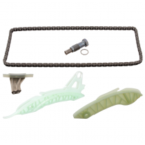 Distributieset nokkenas, met geleiderails en kettingspanner, OE-Kwaliteit, Mini R55, R56, R57, R58, R59, R60, R61, bj 2006-2016, ond.nr. 11318618318S2, 11311439853S2, 11317533876S1