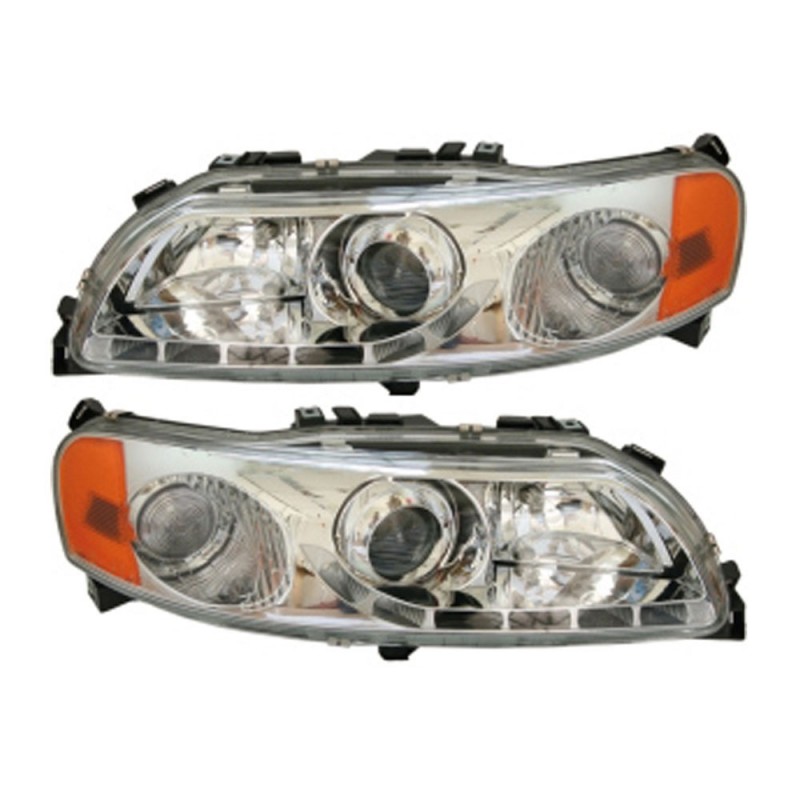 Koplampset, LED dagrijverlichting, dimlicht projector, Volvo S60, V70, XC70